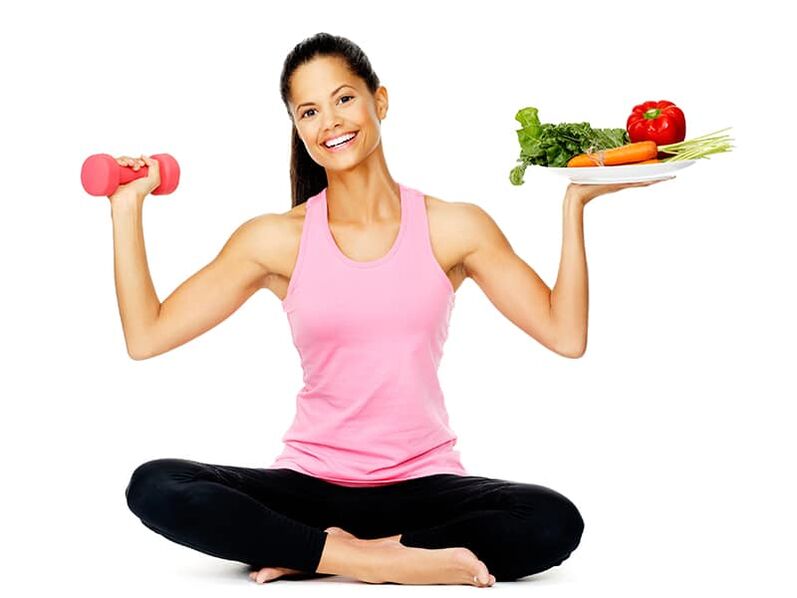 Lichamelijke activiteit en goede voeding zullen u helpen een slank figuur te bereiken